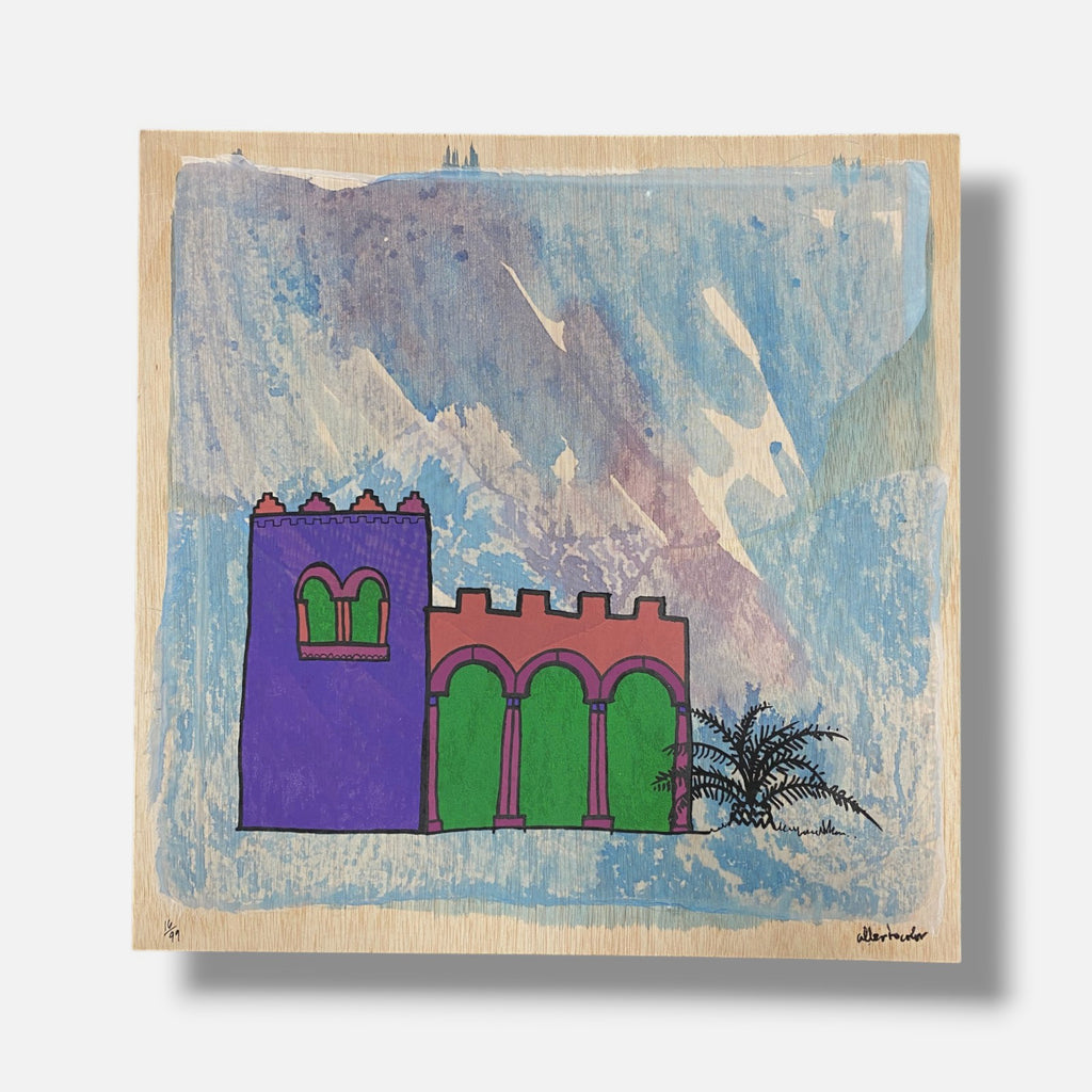José Alberto López Sánchez "Palacio De Primavera" Fine Wall Art, 20" x 20" in