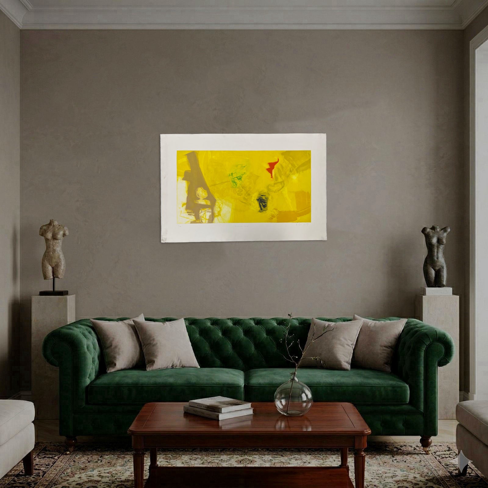 Joaquín Capa Eiriz "Yellow & Colors" 1999 Limited Signed Fine Wall Art Print