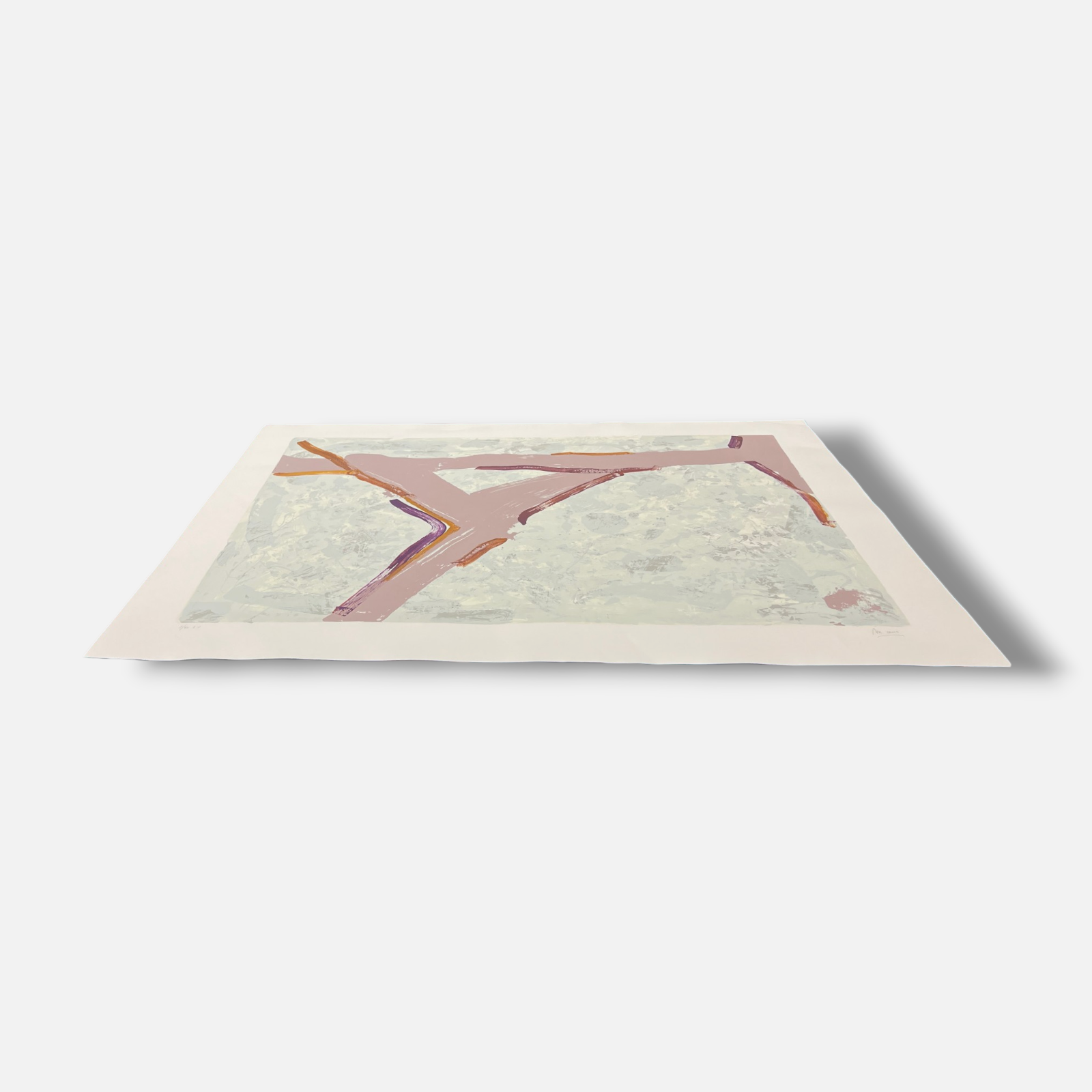 Manuel López-Cano "Aerovia I" E.U. 2005 Limited Signed Fine Wall Art Print