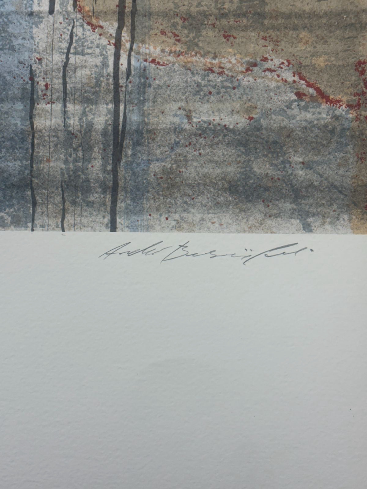 André Brugioni Poli "Paisaje VIII" H.C. 2005 Limited Signed Wall Art 70 x 100 cm