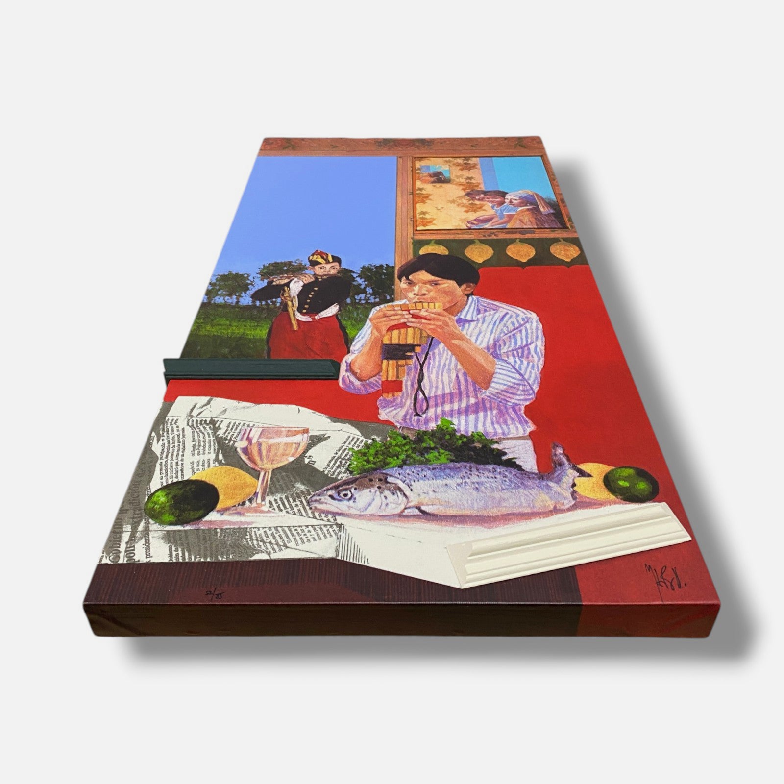 Herman Braun-Vega "Concierto criollo (Manet and Vermeer)" 2005, Fine Wall Art