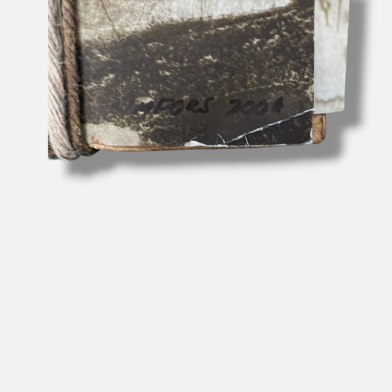 José Manuel Fors "Atados de memoria "E" 2005, Book Collage Fine Art
