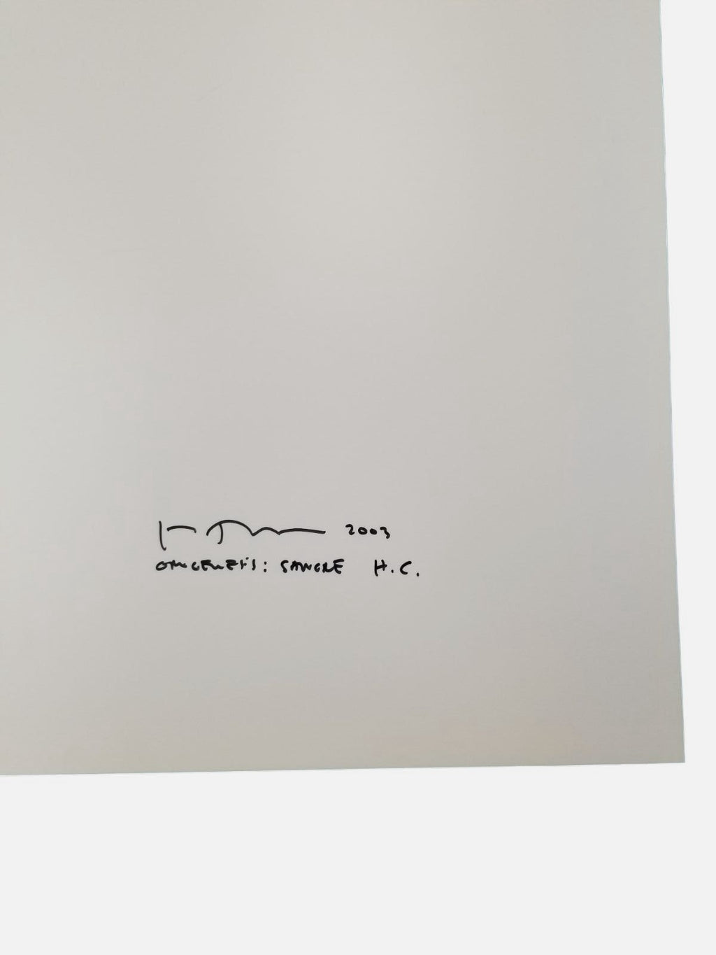 Joan Fontcuberta "Orogenesis: Sangre" H.C. 2003 Limited Signed Wall Art