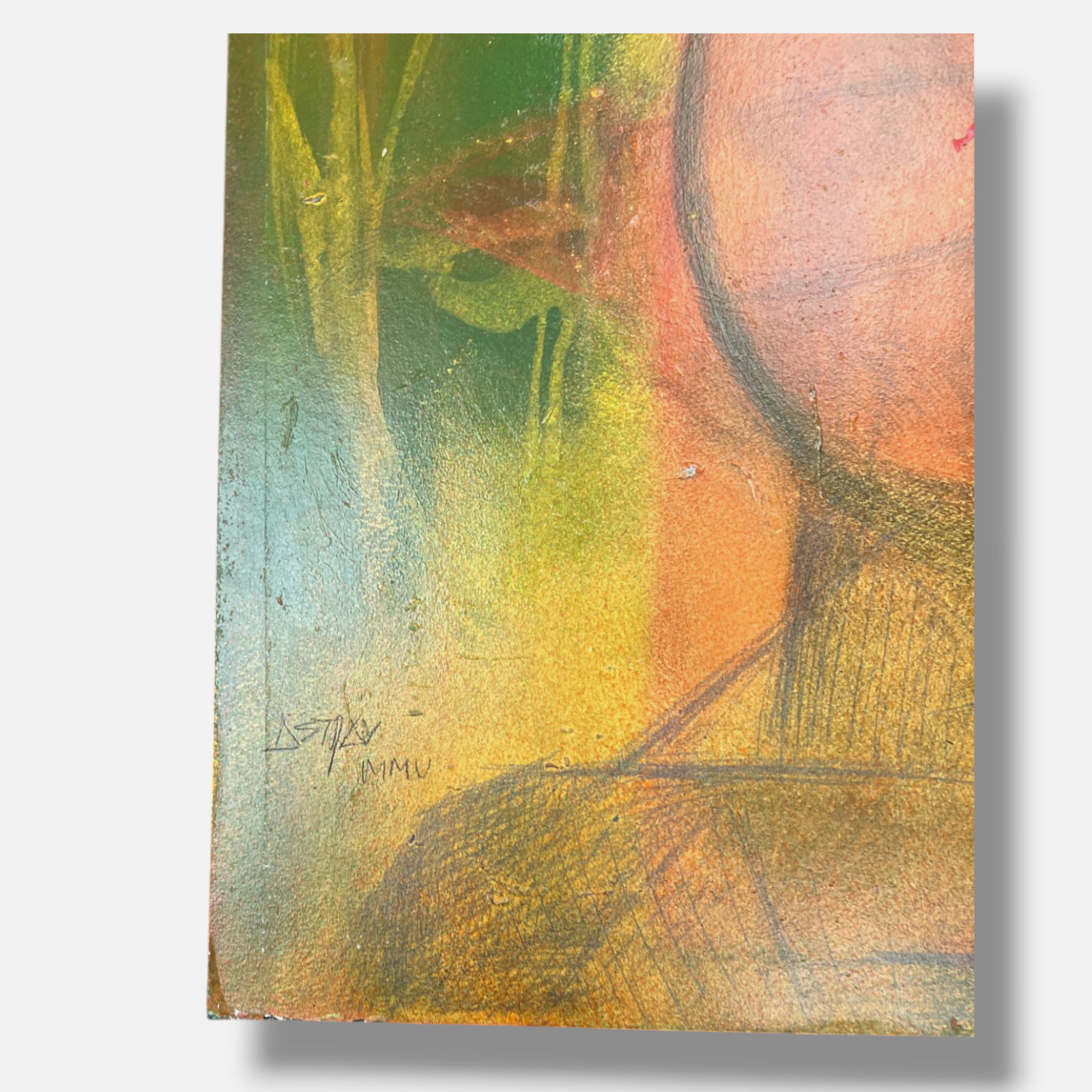 Ramón Astray "Perfil Sin Rostro" 2005, Limited Signed Wall Art, 19L x 19W cm