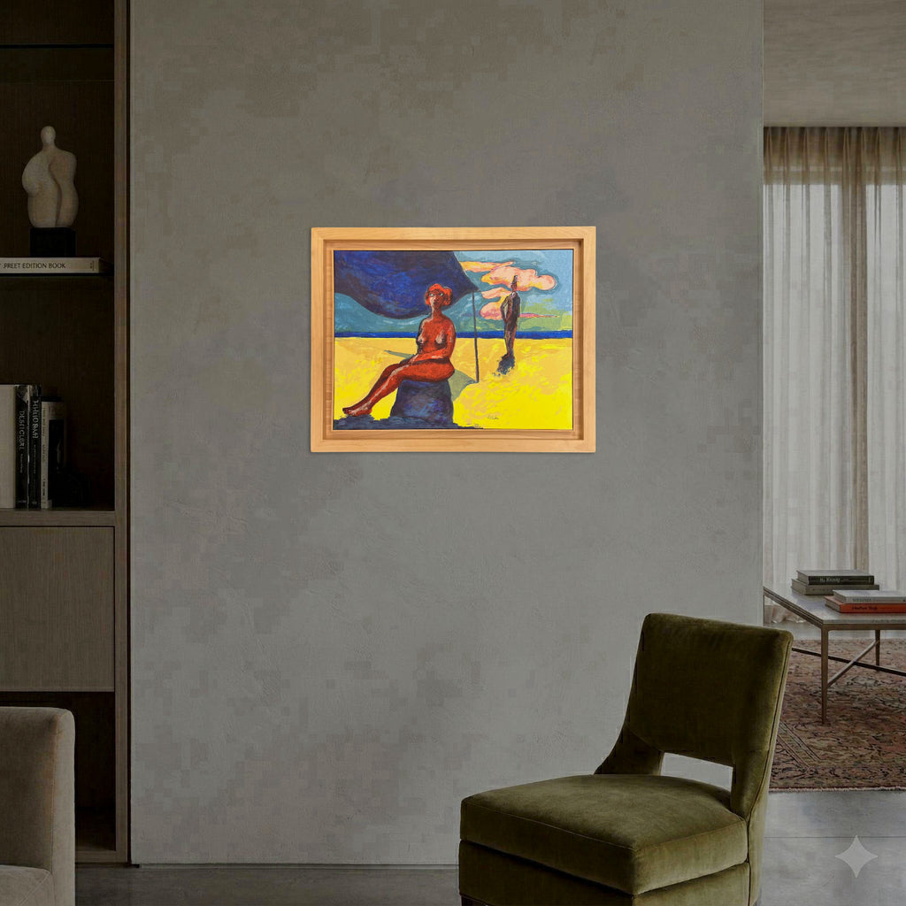 Luis García-Ochoa Ibáñez "Dia de Playa" Limited Signed Wall Art Print | 53x73