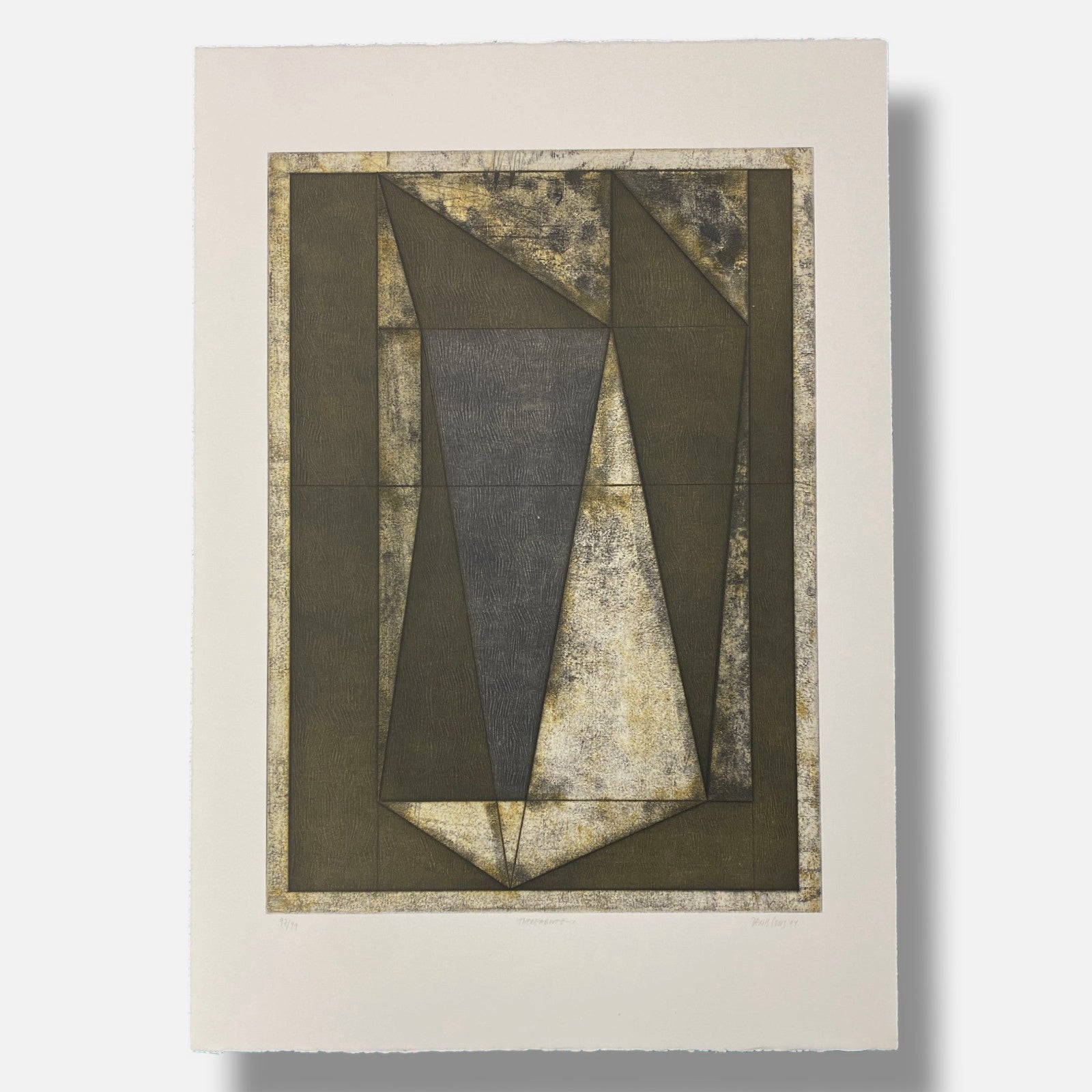 Denis Long "Thereabouts'' 2004, Fine Wall Art Print 3-Piece Set