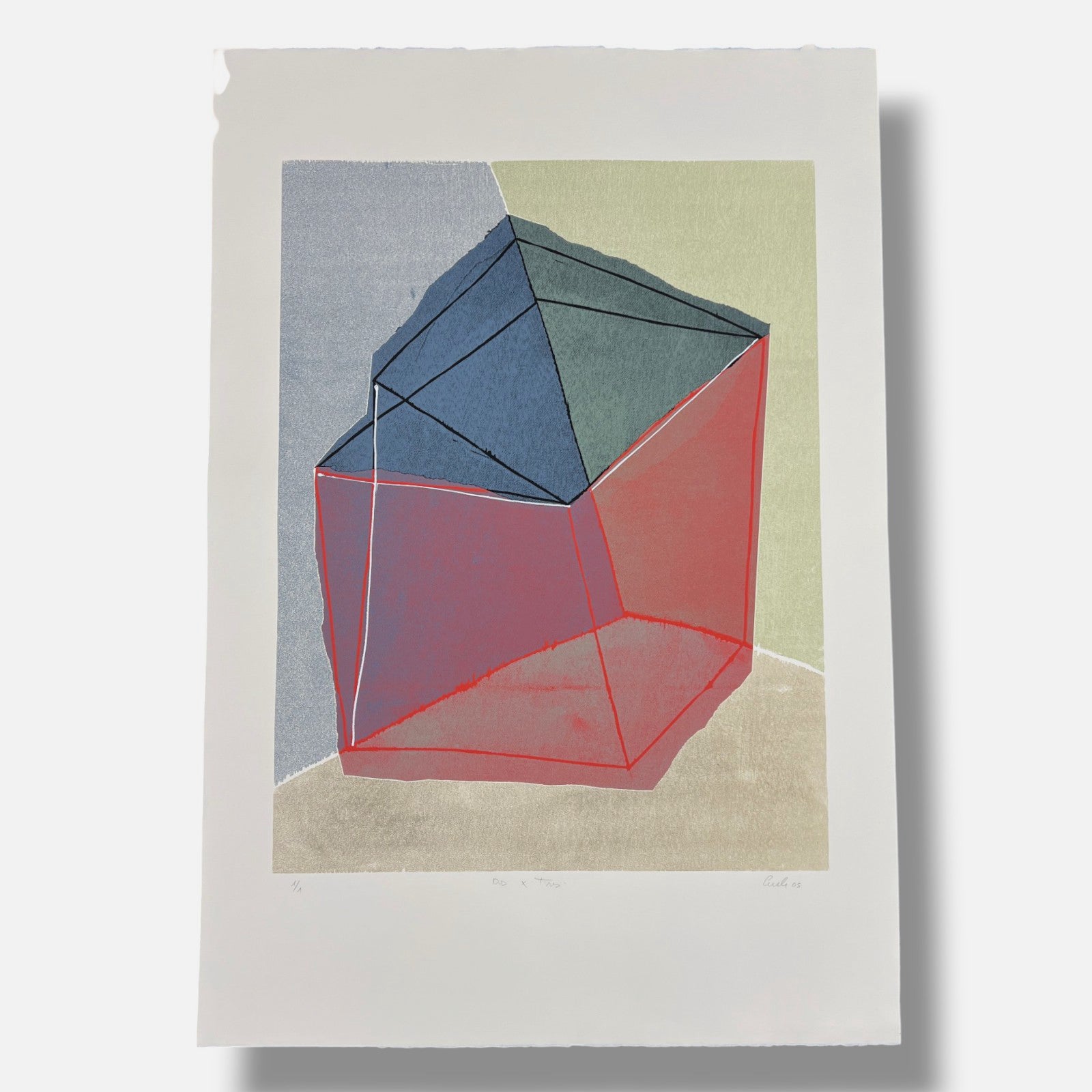 Erik Kirksaether "Dos x Tres" Limited Signed Fine Wall Art Print, 112 x 76 cm