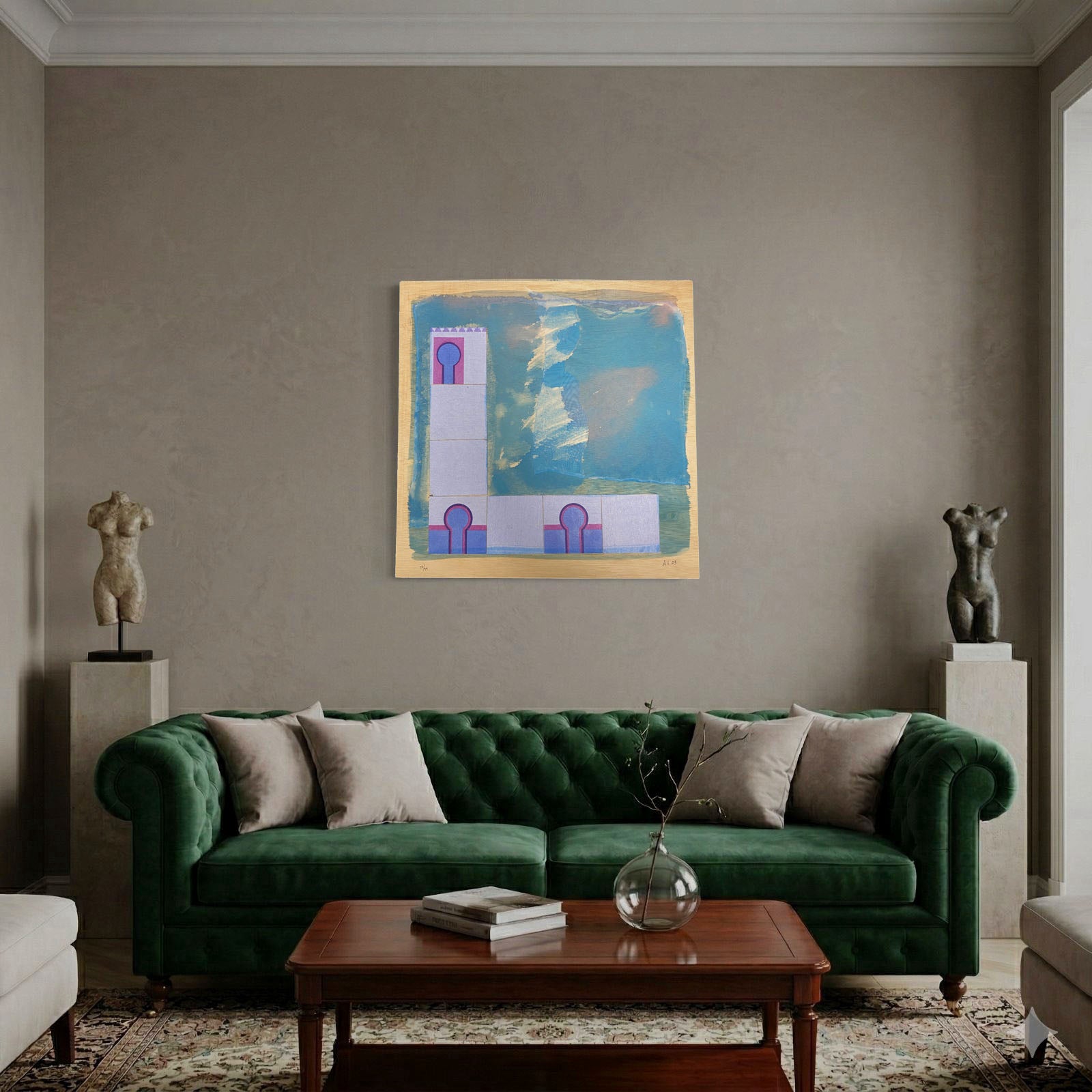 José Alberto López Sánchez "Palacio De Invierno" Fine Wall Art | 20" x 20" in
