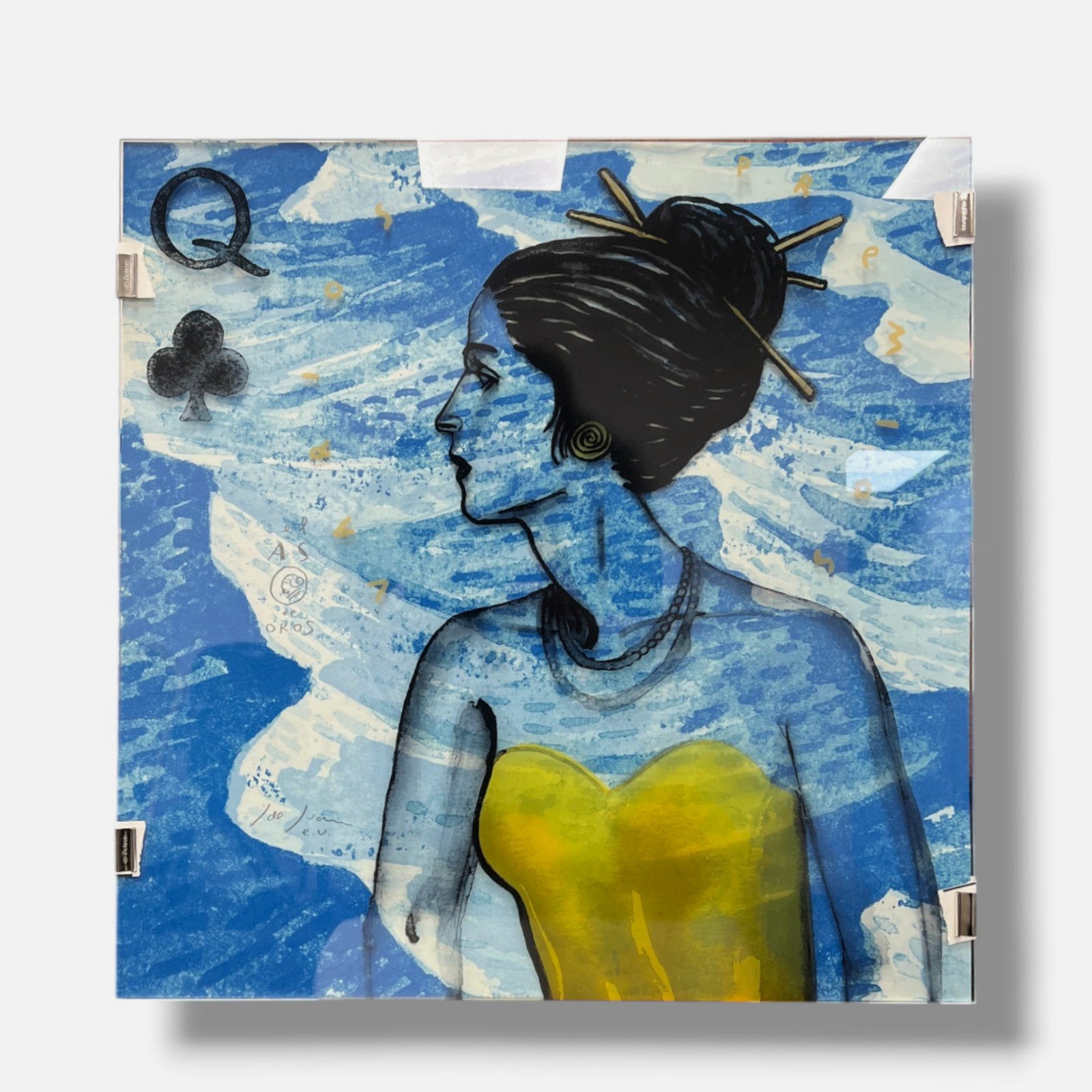 Javier de Juan Martínez "La Reina de Treboles" 2006, Limited Signed Wall Art
