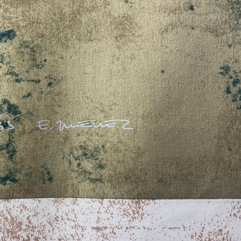Elena Jiménez Moreno "Mares Del Norte" 2002 Limited Signed Wall Art | 38x110 cm