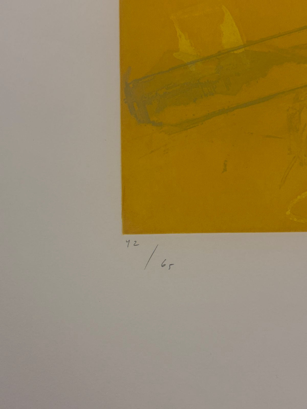 Joaquín Capa Eiriz "Yellow - Yellow" /65 Limited Signed Fine Wall Art 56L x 76W