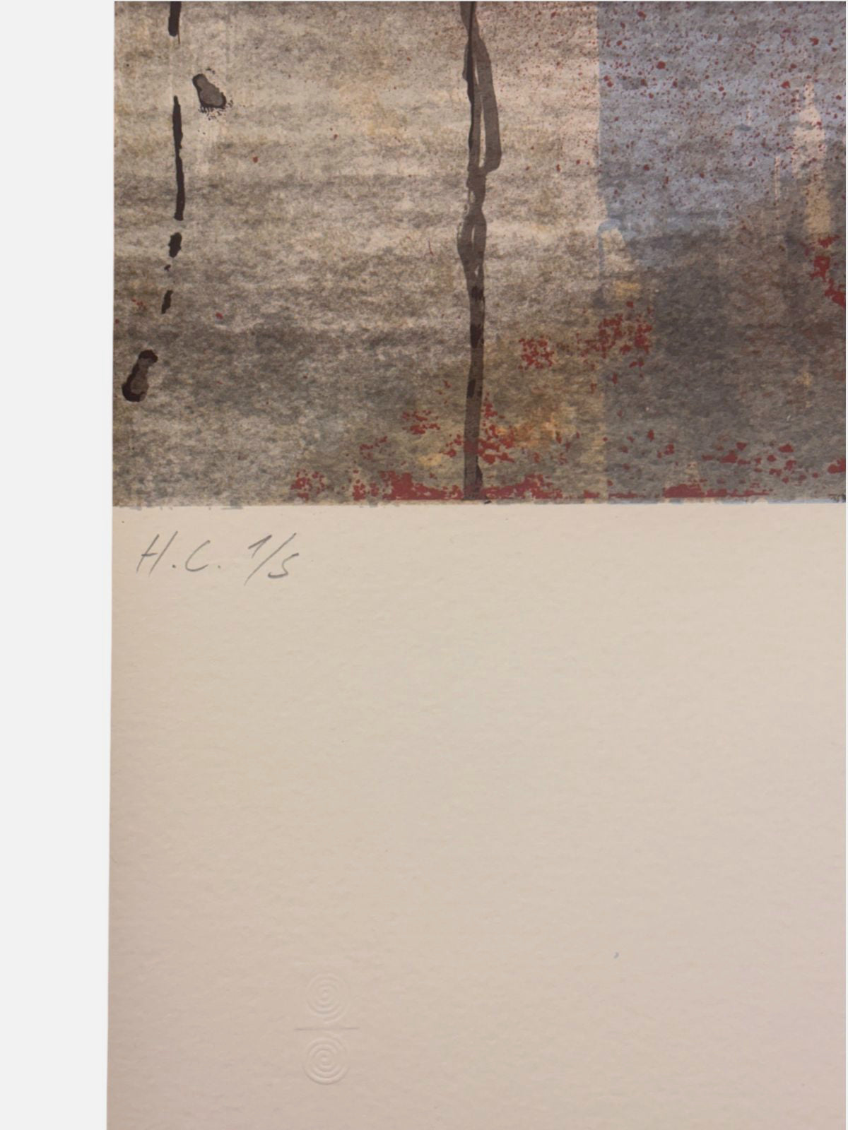 André Brugioni Poli "Paisaje VIII" H.C. 2005 Limited Signed Wall Art 70 x 100 cm