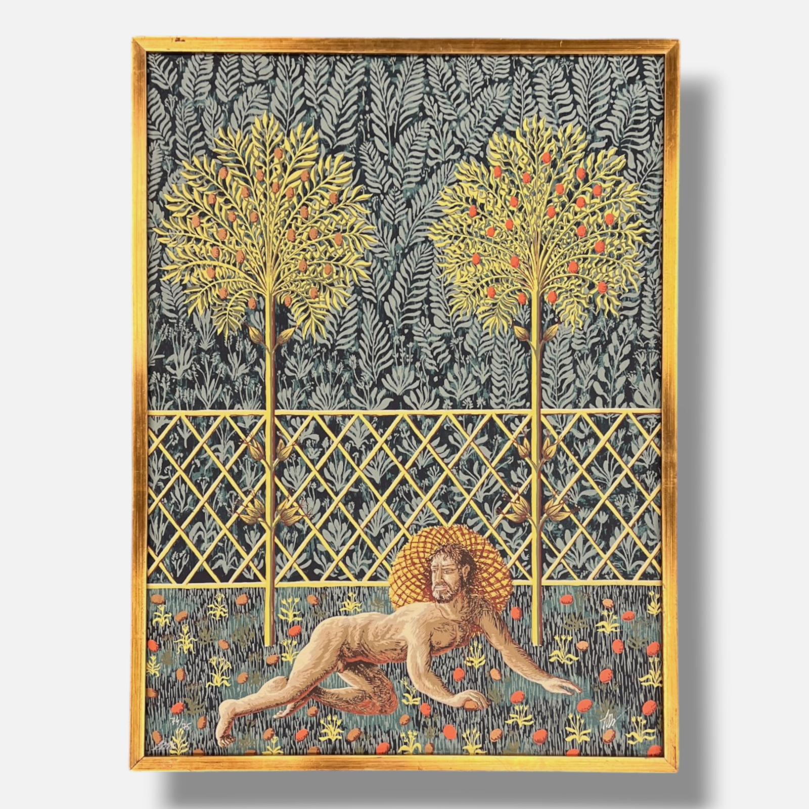 Guillermo Pérez Villalta "El Recolector de Frutos" 1998 Limited Signed Art Print