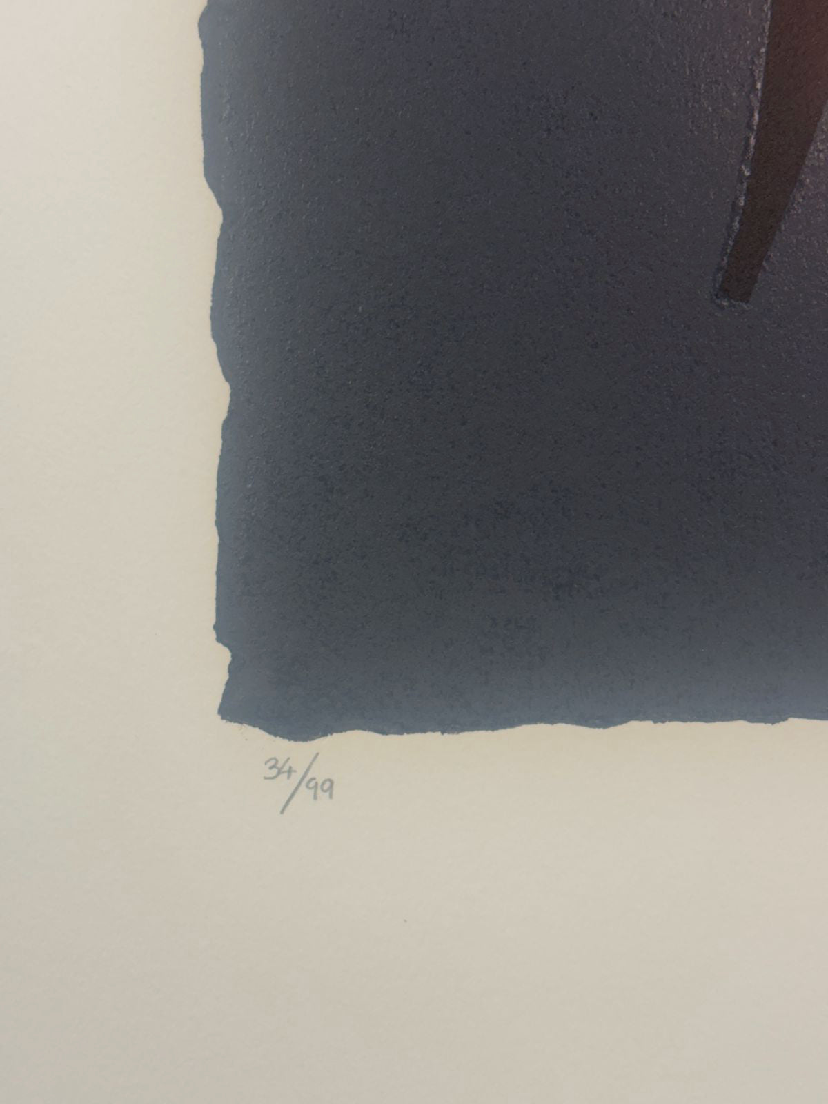 Gerardo Aparicio Yagüe "Geografia VI" /99 Limited Signed Fine Wall Art 76Lx56Wcm