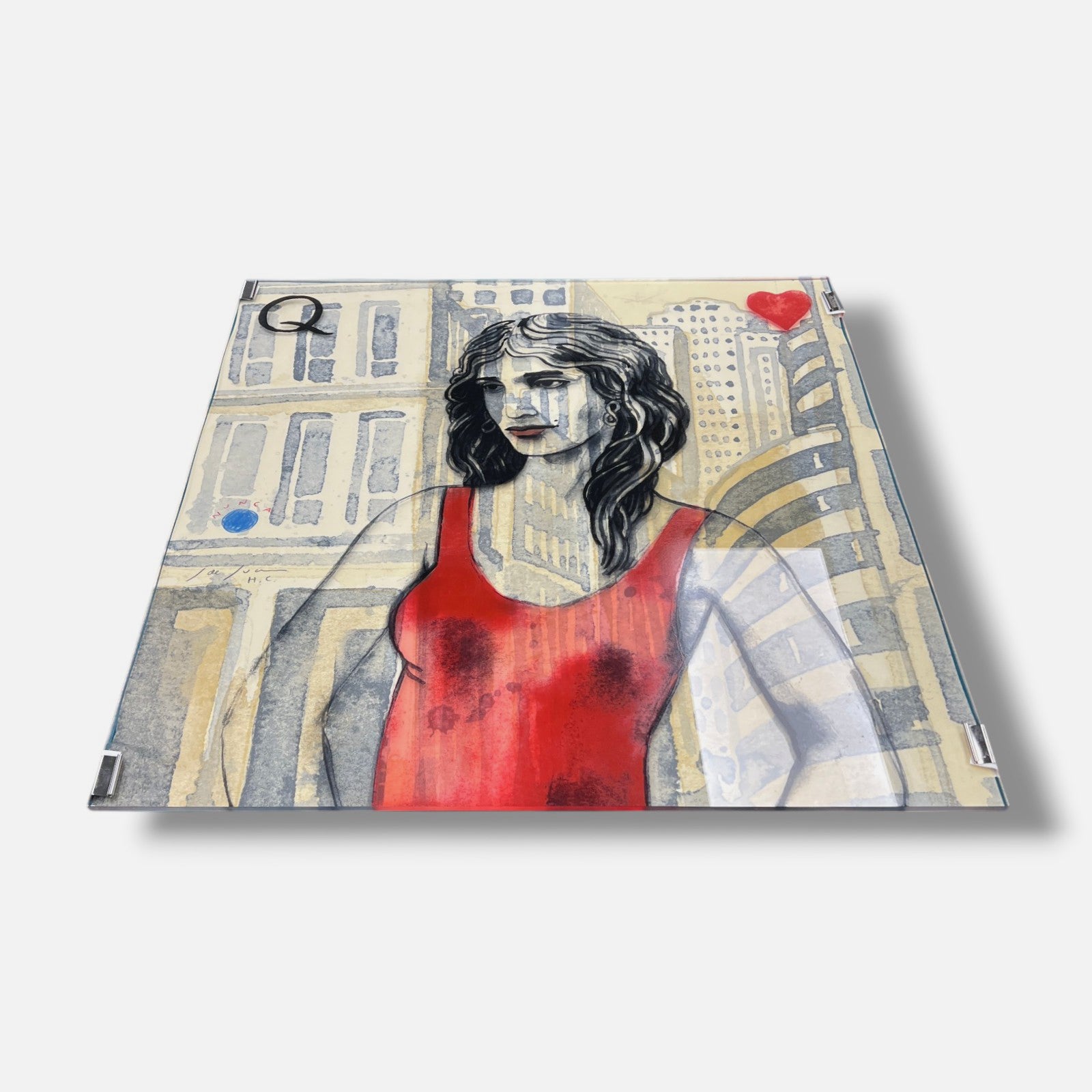 Javier de Juan Martínez "La Reina de Corazones" H.C 2006 Limited Signed Wall Art
