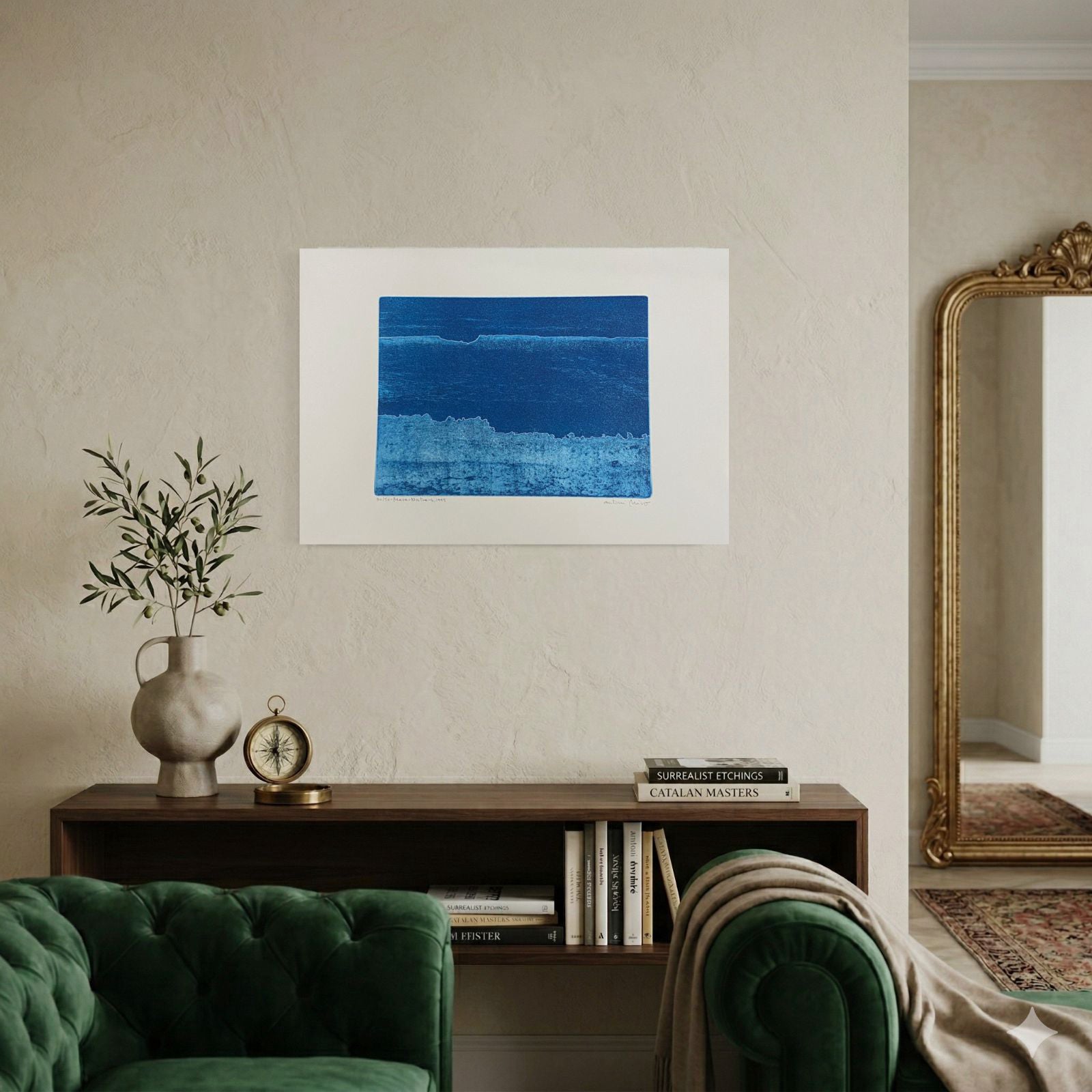 Antoni Miró Bravo "Mare Nostre IV" Fine Wall Art | 15 x 21"