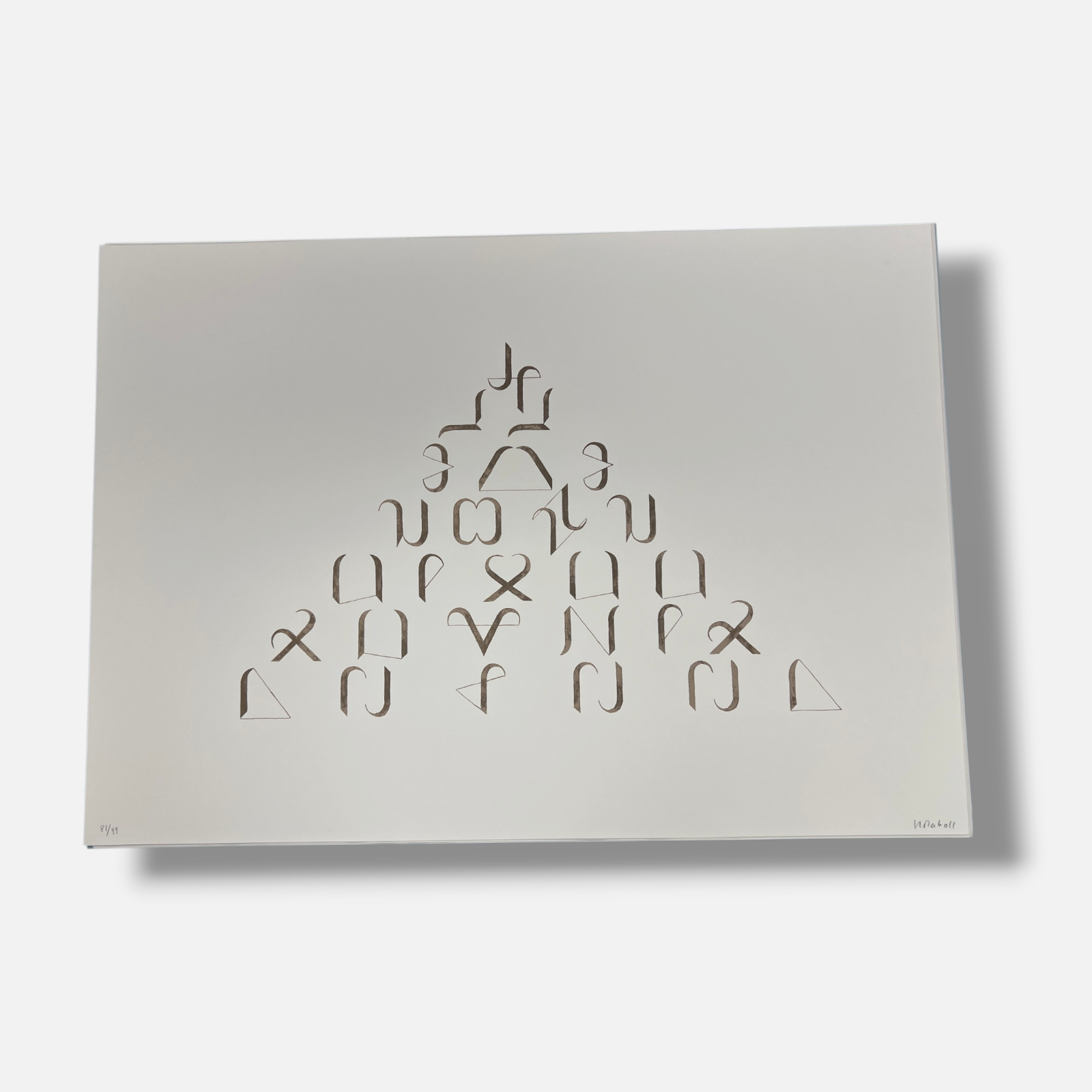 K. Rakoll "7 Statements on Art" 2005 Limited Signed Fine Wall Art Print