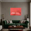 David Israel Pérez Aznar "Cruzar La Puerta (Rojo)" H.C. Limited Wall Art Print