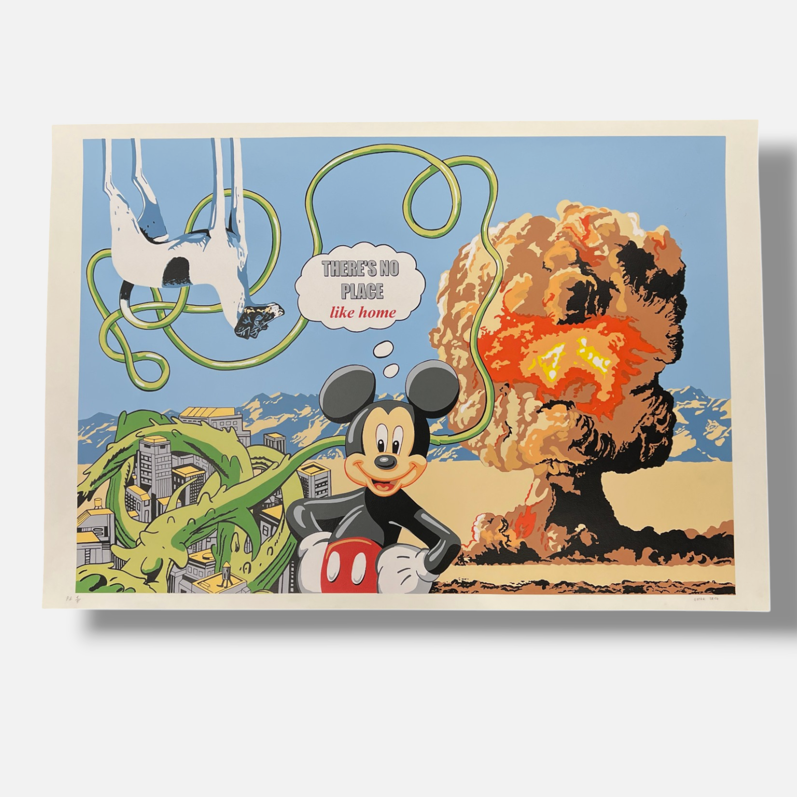 Oscar Seco "Like Home I" P.E. 2004 Limited Signed Fine Wall Art Print