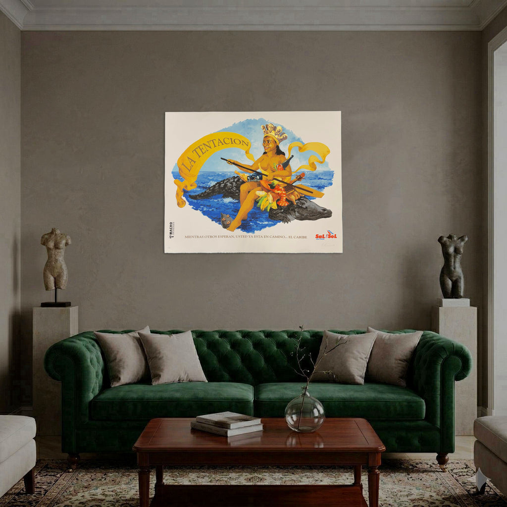 Elio Rodriguez "La Tentacion" H.C. 2006, Limited Signed Wall Art Print