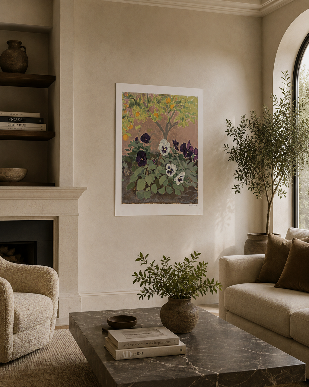 María Moreno "Pensamientos" /99 2003 Signed Limited Fine Wall Art, 66L x 49W cm