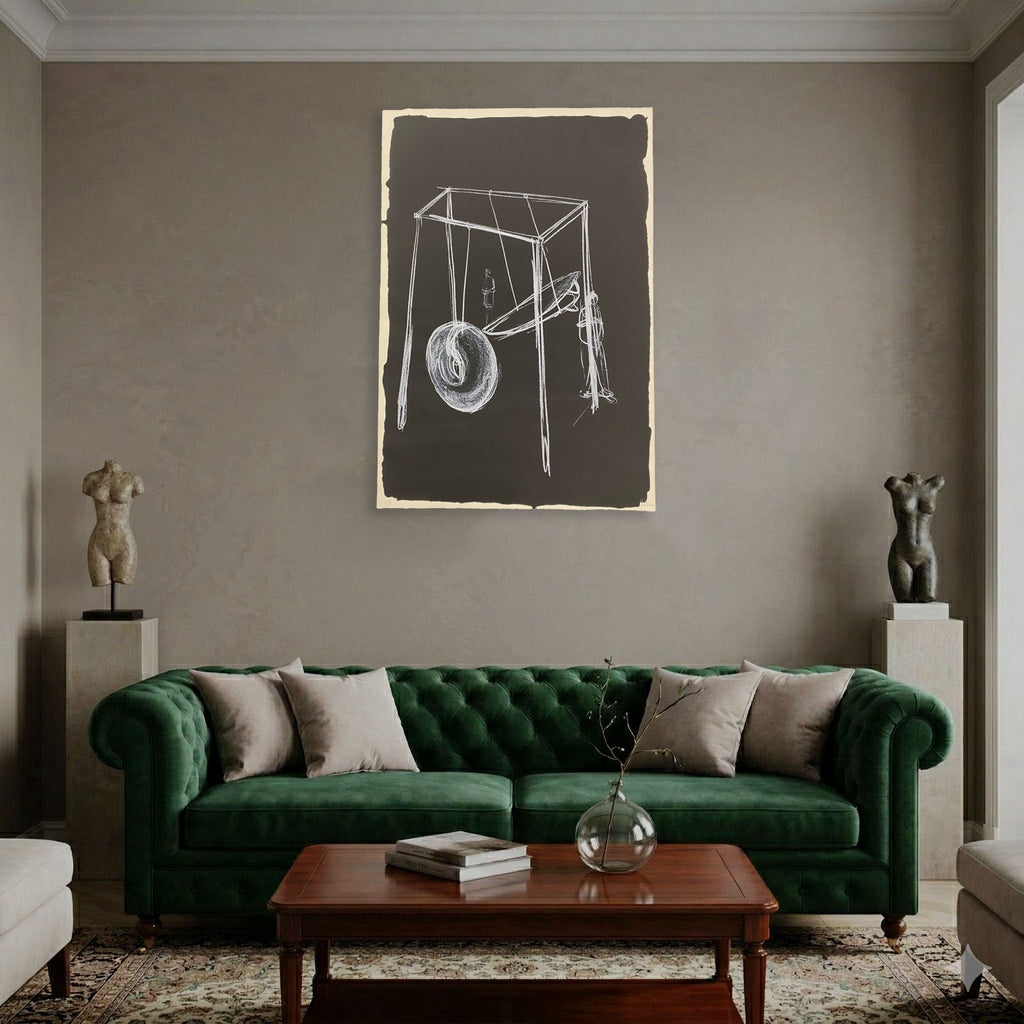 KCHO Serie Ideas En Conficto V 2005 Signed Fine Wall Art Print 112 x 76 cm