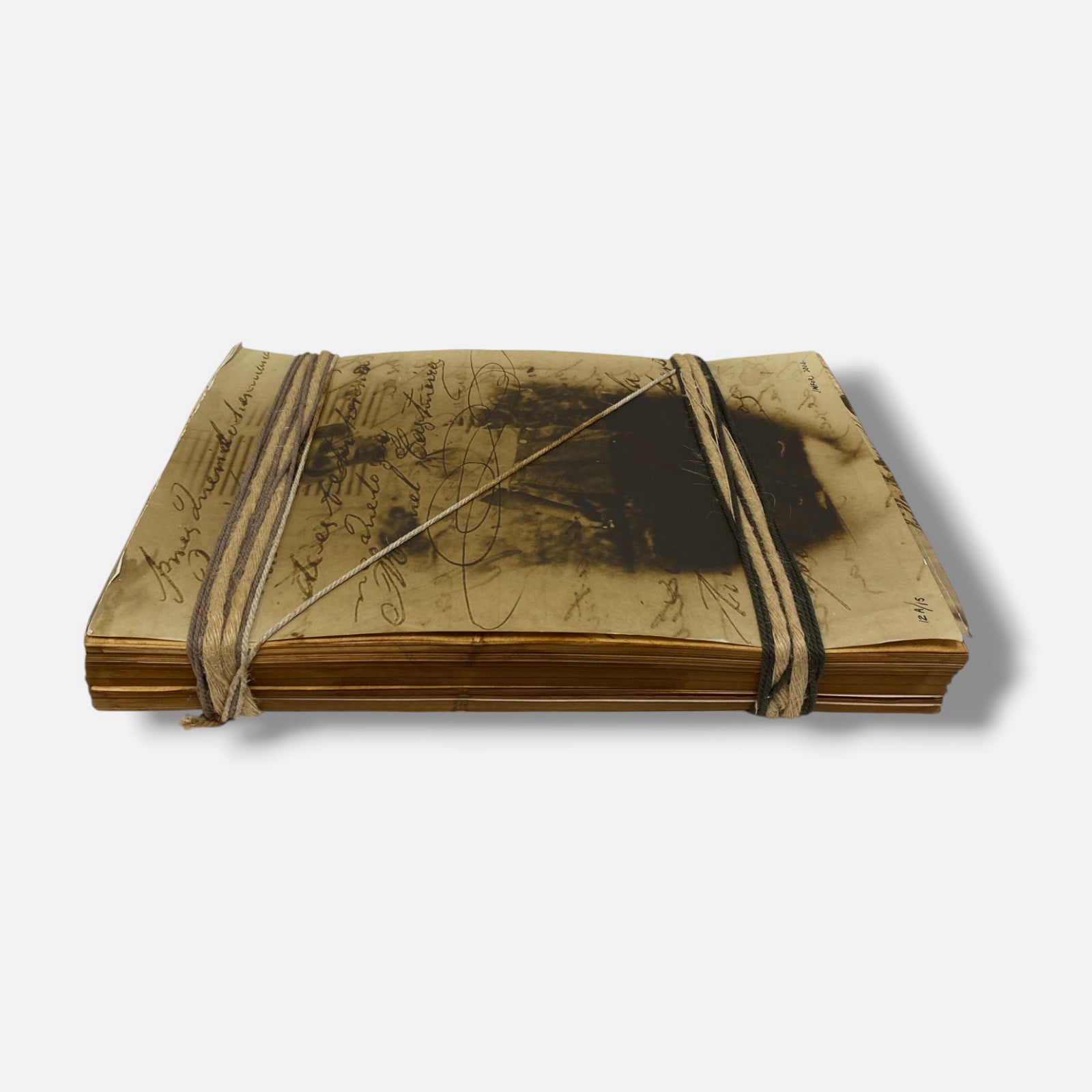 José Manuel Fors "Atados de memoria "A" 2004 Book Collage Fine Art