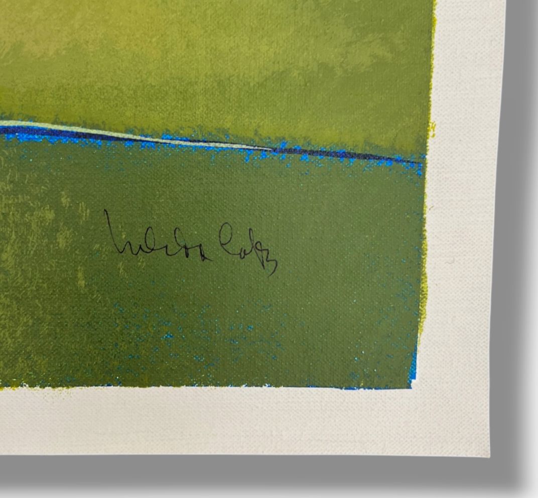 Nélida López Martínez "Las Hojas y La D" P.T. 2004, Limited Signed Wall Art