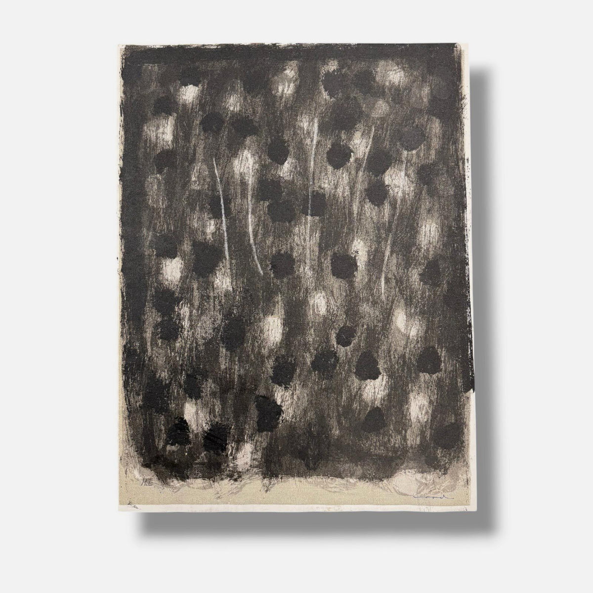 David Israel Pérez Aznar "S/T II" /75 2001 Limited Signed Fine Wall Art 73Lx54W