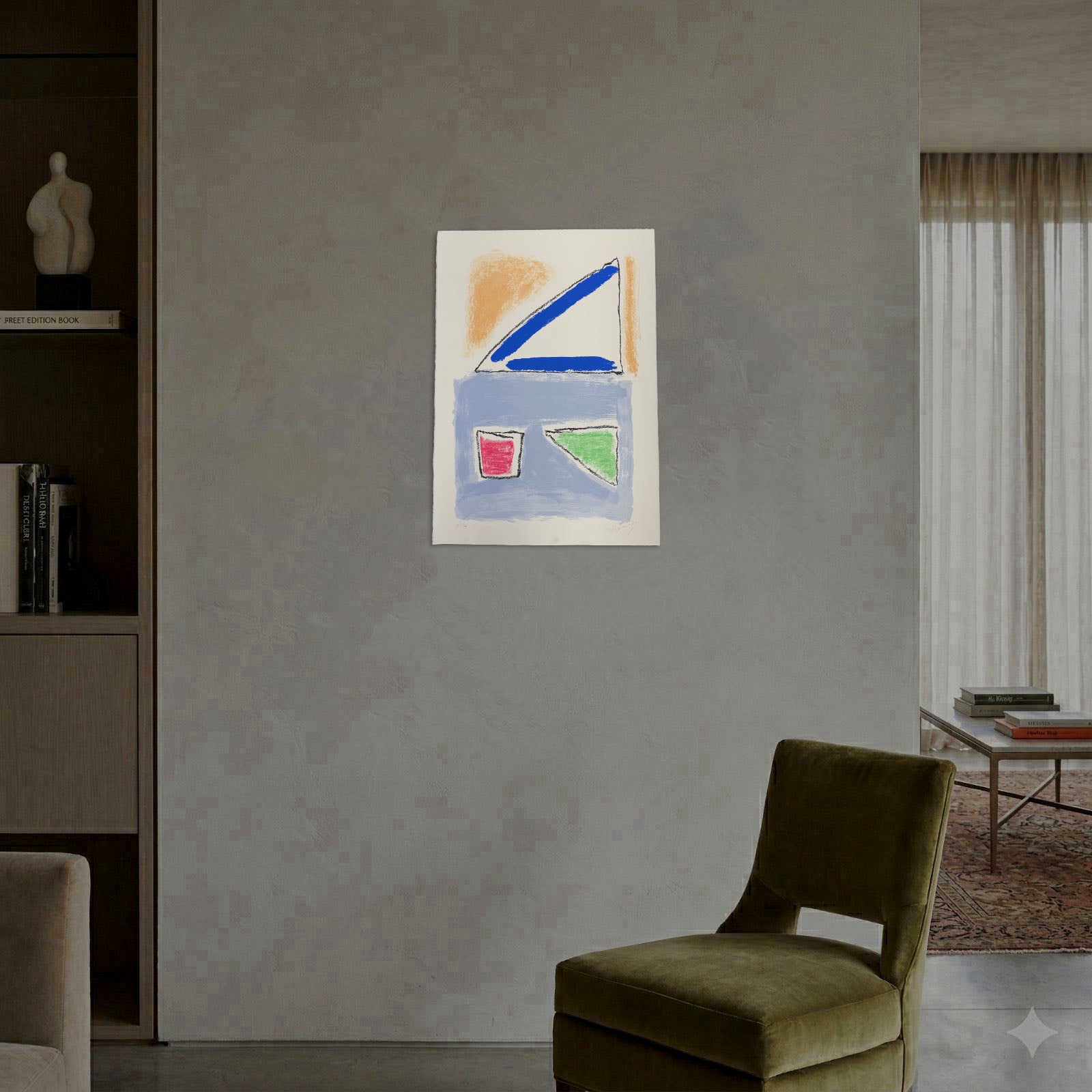 Albert Ràfols-Casamada "El Patio" H.C. 2005, Limited Signed Fine Wall Art Print