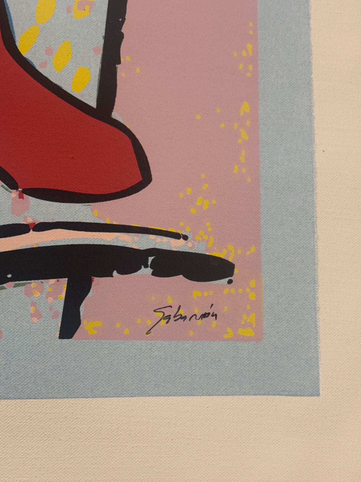 Cristóbal Gabarrón Betegón "Hombre Maraton" P.T. 2003 Limited Signed Wall Art