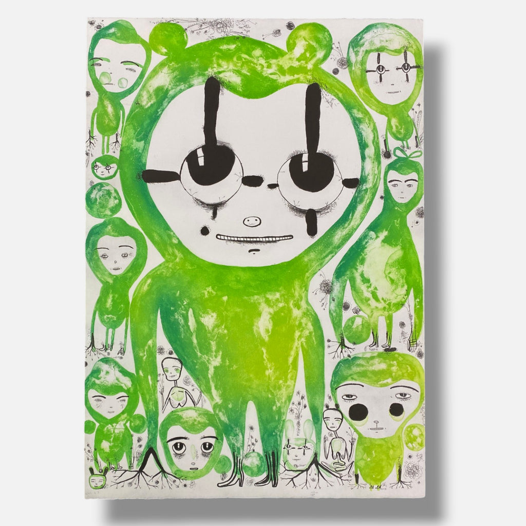 Luís Salaberría García "Solteros (Verde)" H.C. 2004,Fine Wall Art Print,105x75cm
