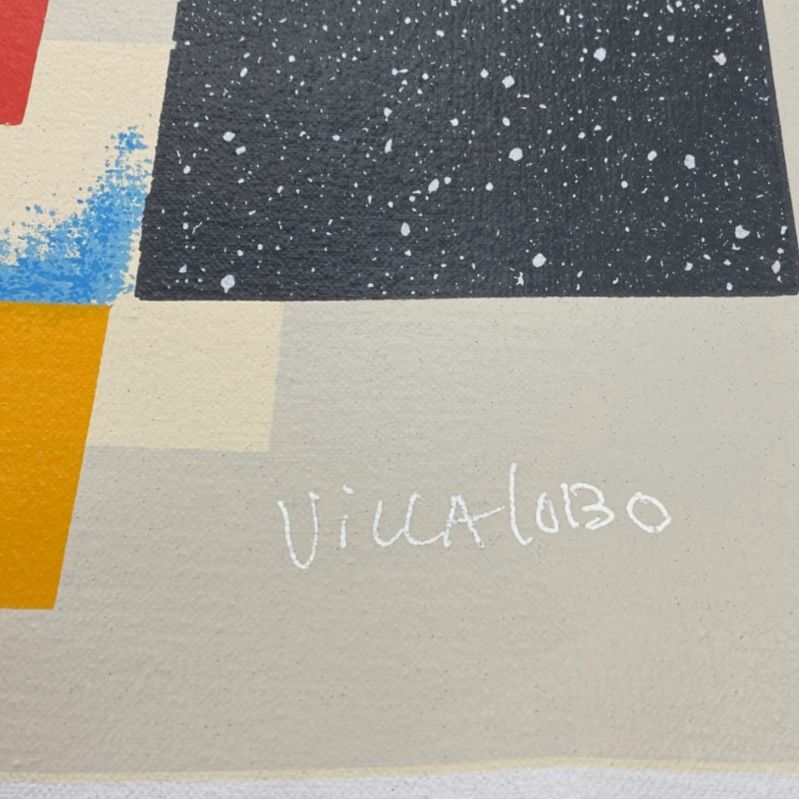 Nelson Villalobo Ferrer "Mascara Analitica" P.T. 2002 Limited Signed Wall Art