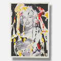 Mimmo Rotella "La Sonrisa de Marilyn" 2002, Limited Signed Fine Wall Art