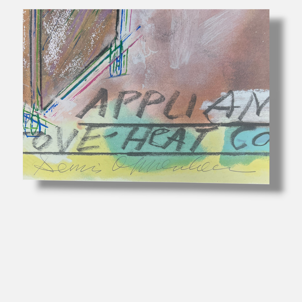Dennis Oppenheim "Study for Appliance" 2001 Limited Signed Fine Wall Art Print