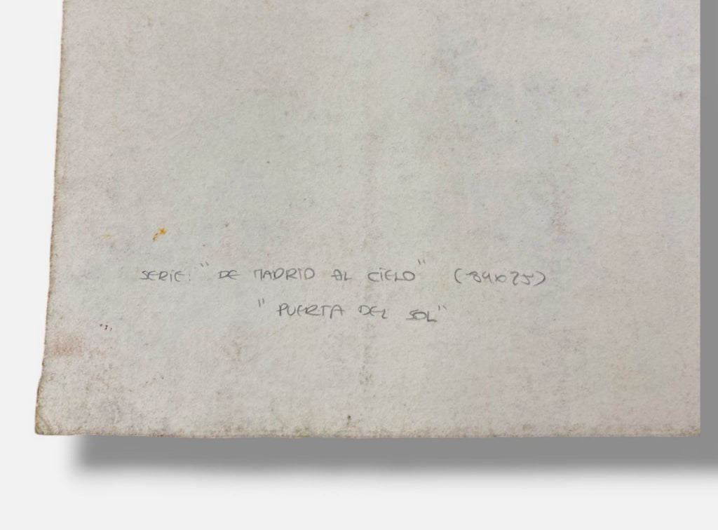 Elena Jiménez Moreno "Puerta Del Sol: De Madrid Al Cielo" Wall Art | 25 x 84 cm