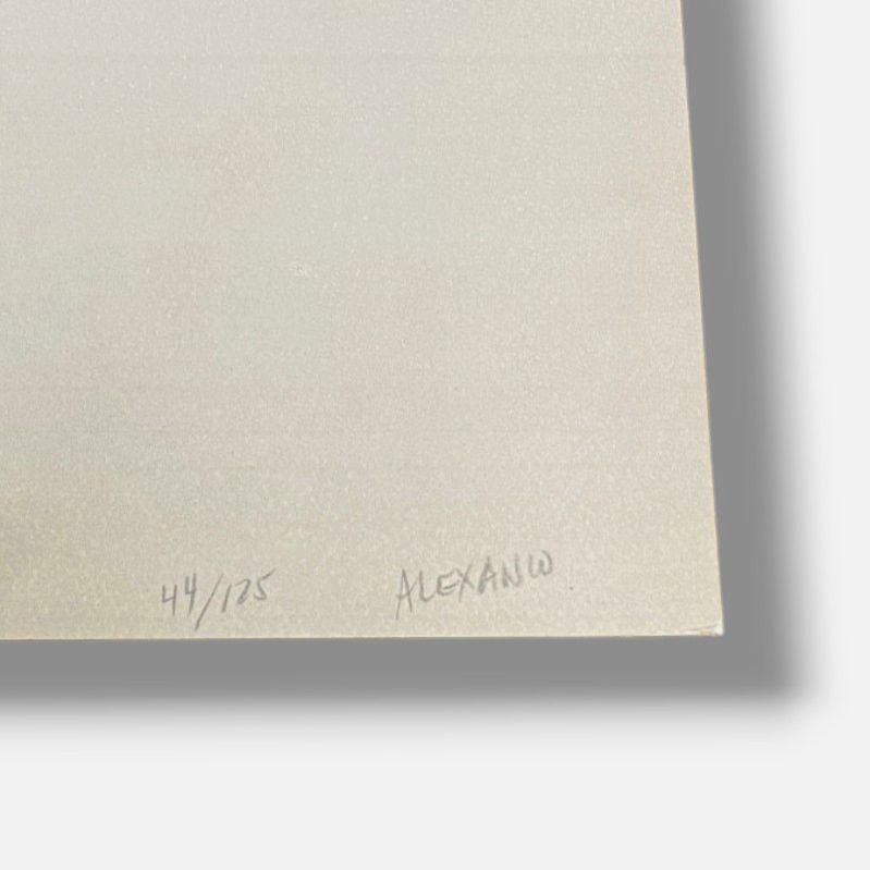 José Luis Alexanco "S/T 1" Limited Signed Wall Art Print | 46 x 52 cm