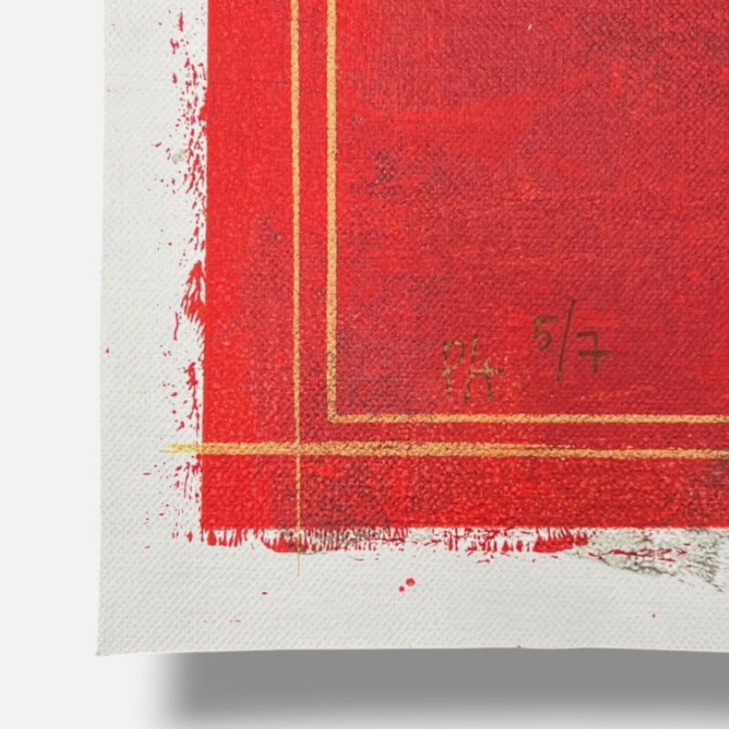 José Antonio Pérez de Vargas y Saldaña "Pompeya" P/T Limited Signed Wall Art