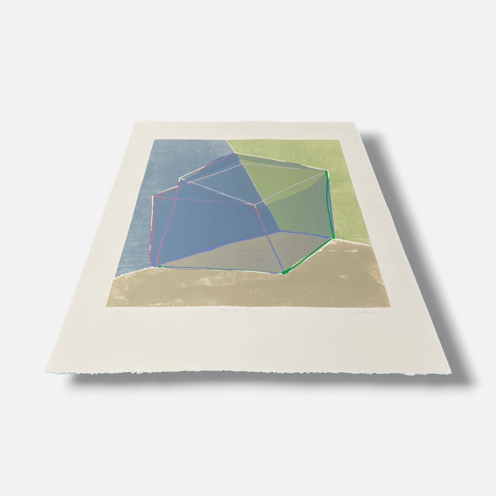 Erik Kirksaether "Dos x Tres" Limited Signed Fine Wall Art Print, 112 x 76 cm
