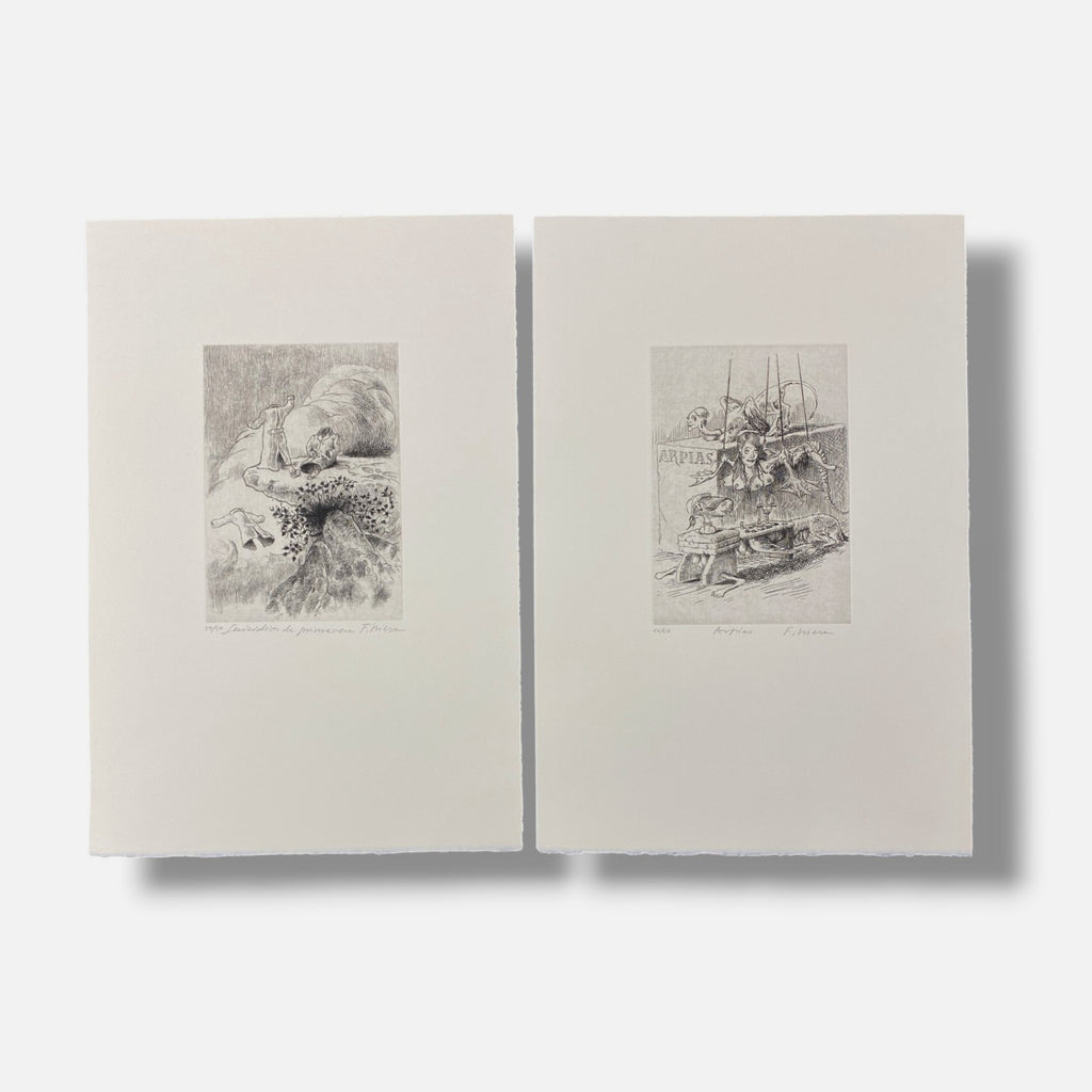 Francisco Nieva "Quimeras y Construcciones" 12-Piece Fine Art Print Set