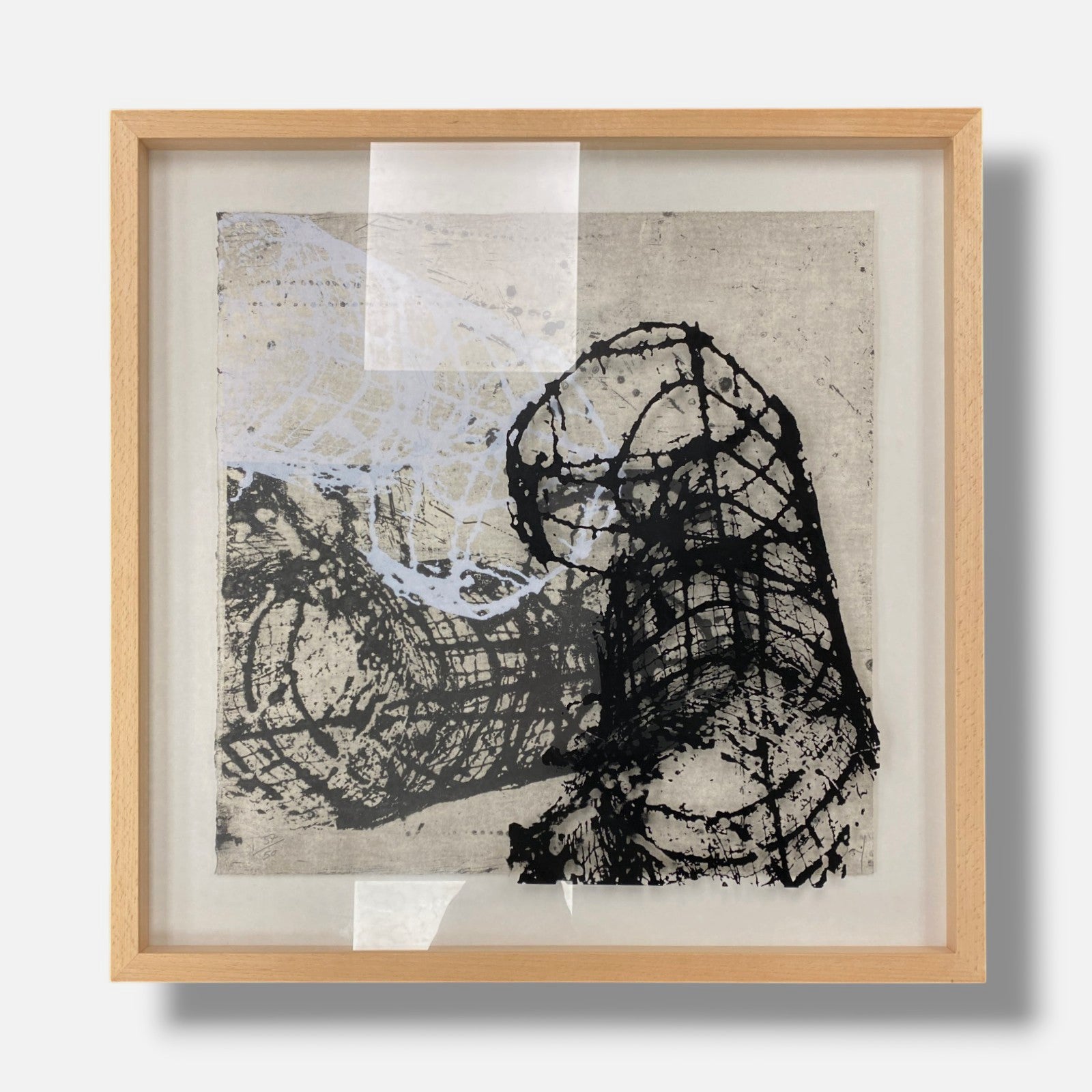 Enric Mas i Barceló "S/T II Serie Esperas" B.A.T. 2002 Signed Fine Wall Art