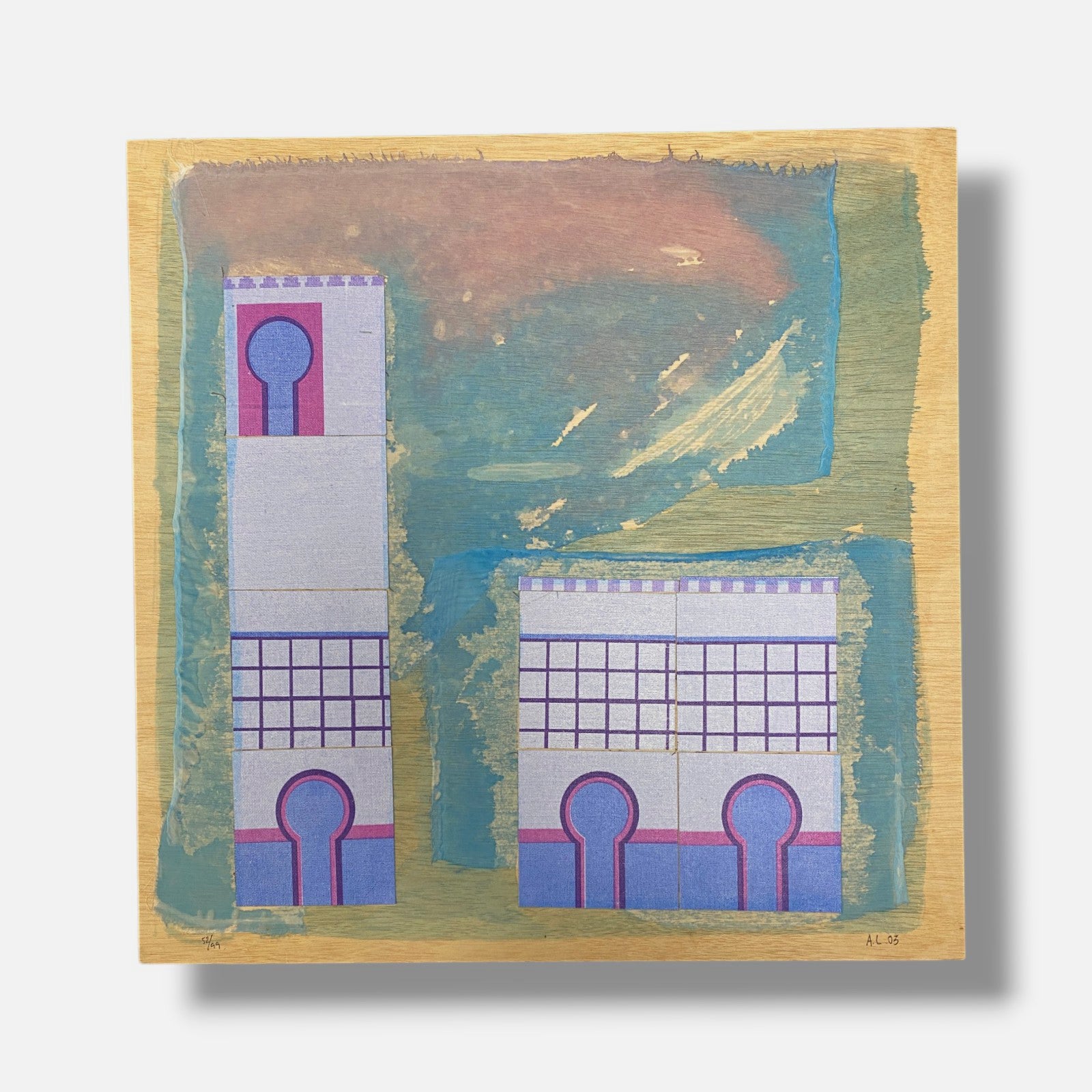 José Alberto López Sánchez "Palacio De Invierno" Fine Wall Art | 20" x 20" in