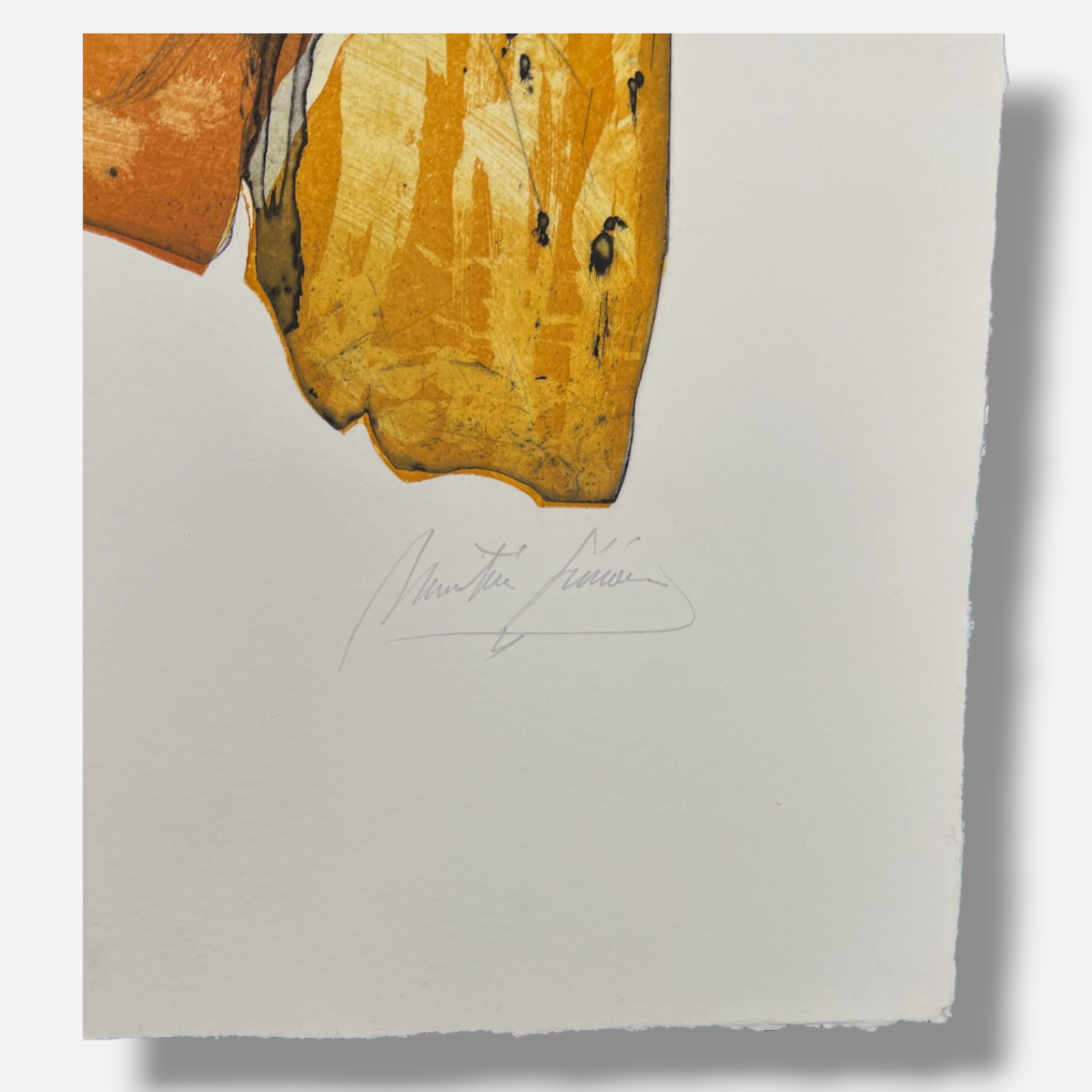 Martín Simón "Mancha Azul" 1997 Limited Signed Fine Wall Art