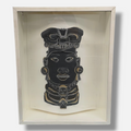 Milton Becerra "Rostro Precolombino" Limited Signed Framed Fine Wall Art Print