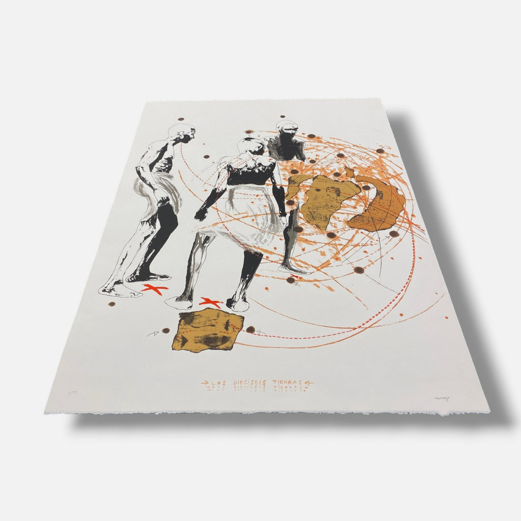Santiago Rodríguez Olazába Las Dieciseis Tierras Wall Art Print 110 x 72 cm