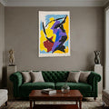 Jean Miotte "Mancha Central Violeta" P.T. 2006 Limited Signed Wall Art