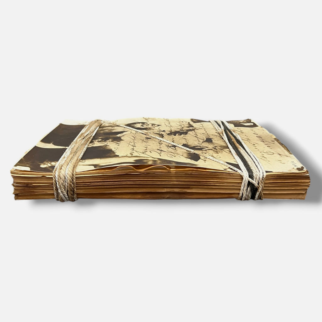 José Manuel Fors "Atados de memoria "F" 2004 Book Collage Fine Art