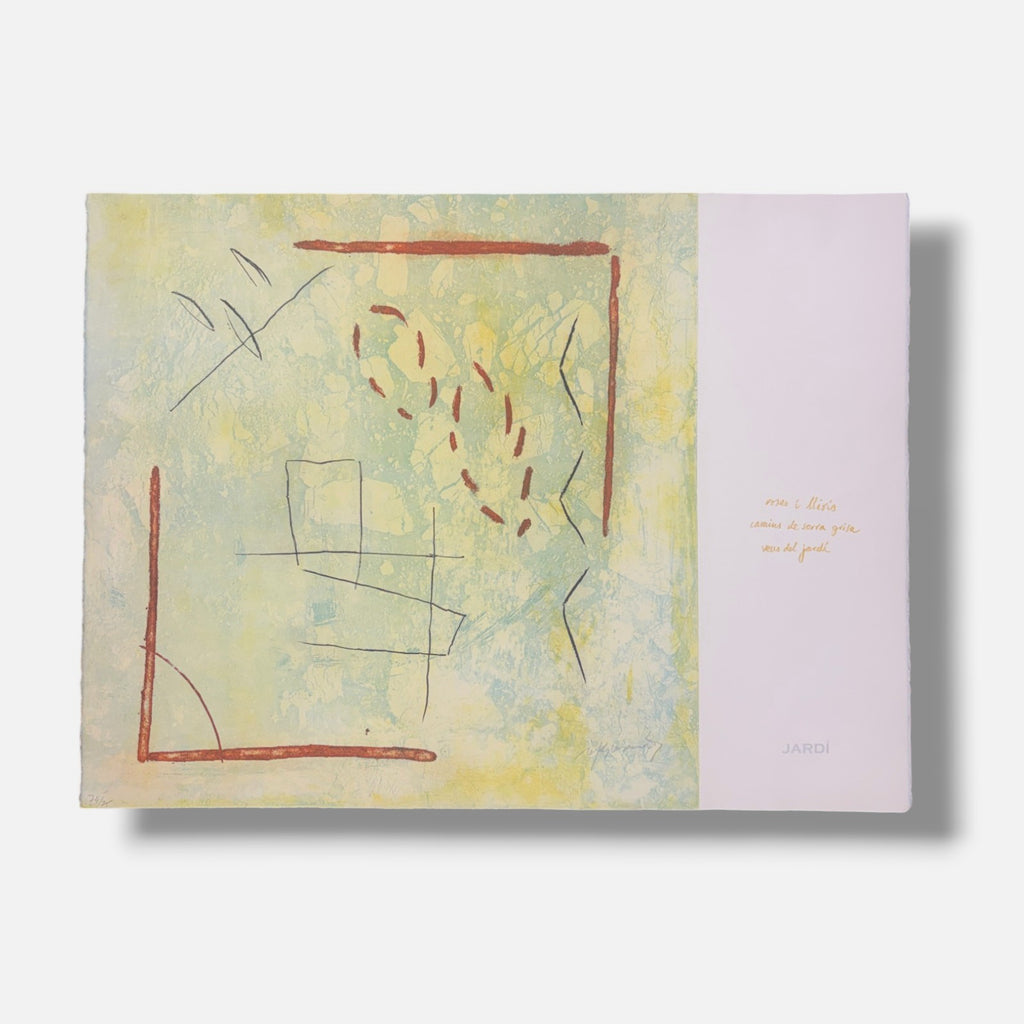 Albert Ràfols-Casamada "Jardi" 2004 Limited Signed Fine Wall Art Print 50x65 cm