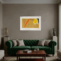 Joaquín Capa Eiriz "Ocher Space" Limited Signed Fine Wall Art Print