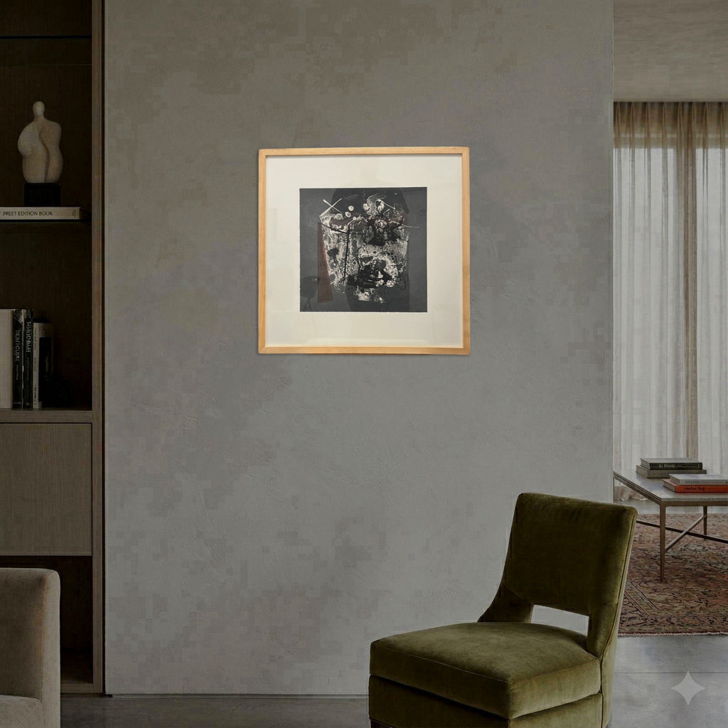 Manuel Felguérez Barra "Para Ti En La Obscuridad." Limited Fine Wall Art Print